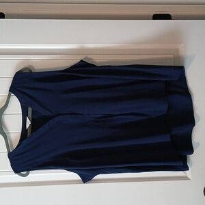 Crown and Ivy navy sleeveless top sz 3X